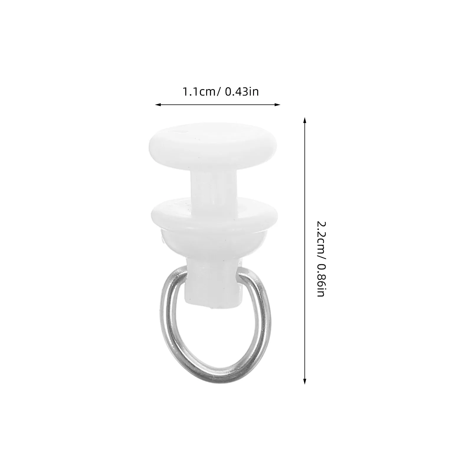 100 قطعة ستارة المسار طائرة شراعية السنانير البلاستيك الأبيض السلس انزلاق بكرات للاستحمام نافذة الحمام الستار المسار الملحقات