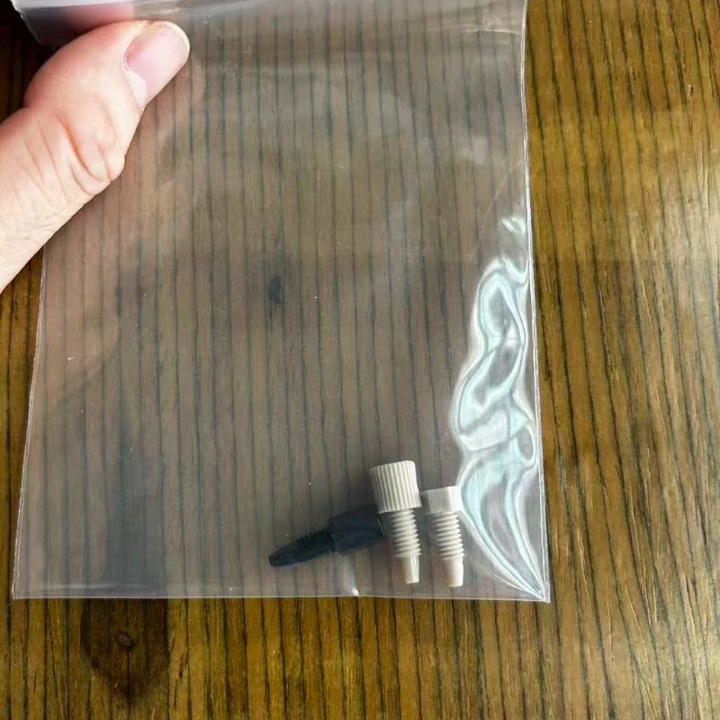 PEEK 1/16 Manual Tightening Integrated Luer Adapter HPLC Column Tubing Ferrule Microfluidics AKTA Internal Thread Connector