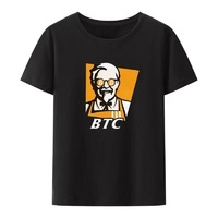 Funny Bitcoin Tshirt For Men Short Sleeve BTC Original Recipe Cryptocurrency  Crypto Blockchain Style Leisure Tops  80081