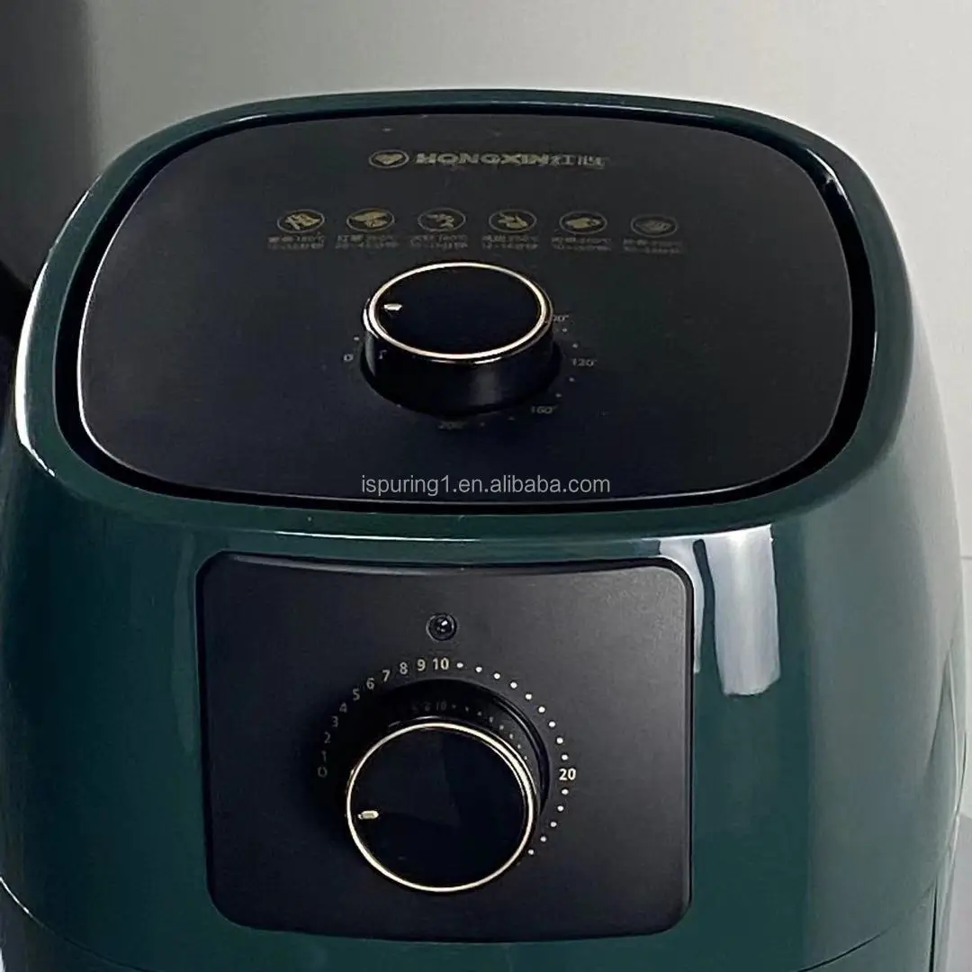 Manufactory Direct Stainless Steel Digital Display Control Oil Free Air fryer With Manual Control