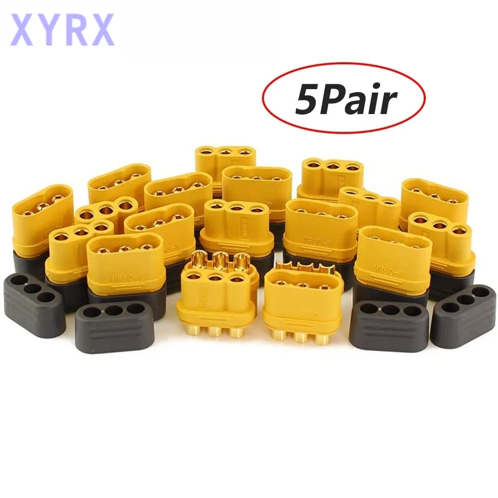 In spot 5Pair Amass MR60 Connector Plug Female Male Connector 3.5 Bullet Connector for RC Model Motor ESC Connection — купить у AliExpress WW