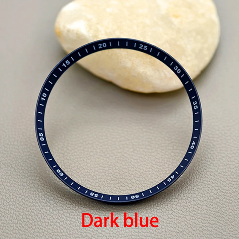 وزارة الدفاع 30.5 مللي متر ساعة الفصل خواتم صالح SKX007 SKX009 SRPD ساعة حالات البلاستيك الحلقة الداخلية NH35 NH36 ساعة يد تعمل بالحركة أجزاء استبدال