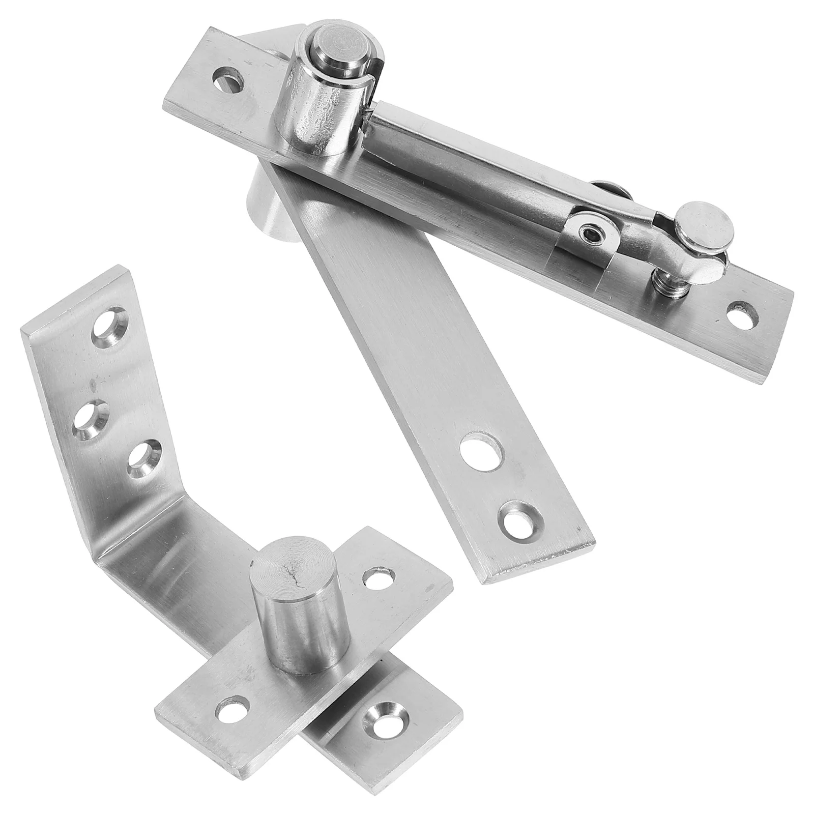 

1 Pair Hidden Door Hinges Modern Invisible Pivot Hinges For Bookshelf Cabinet Doors Heavy Duty Swinging Hinge Repair