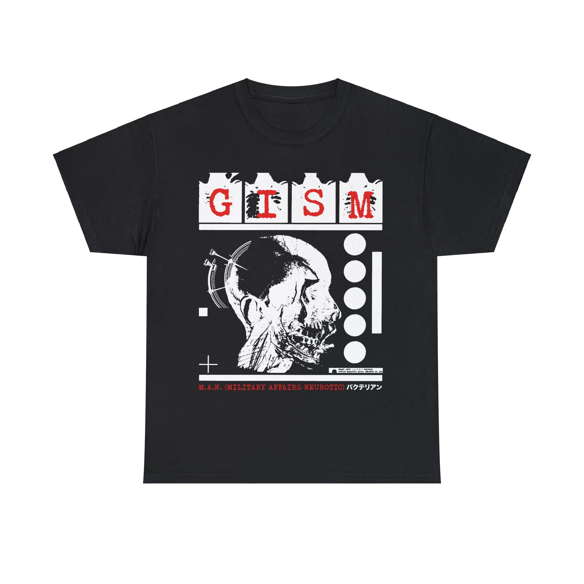 GISM T Shirt m a n Old School Japanese Crust Hardcore Punk 4 colors