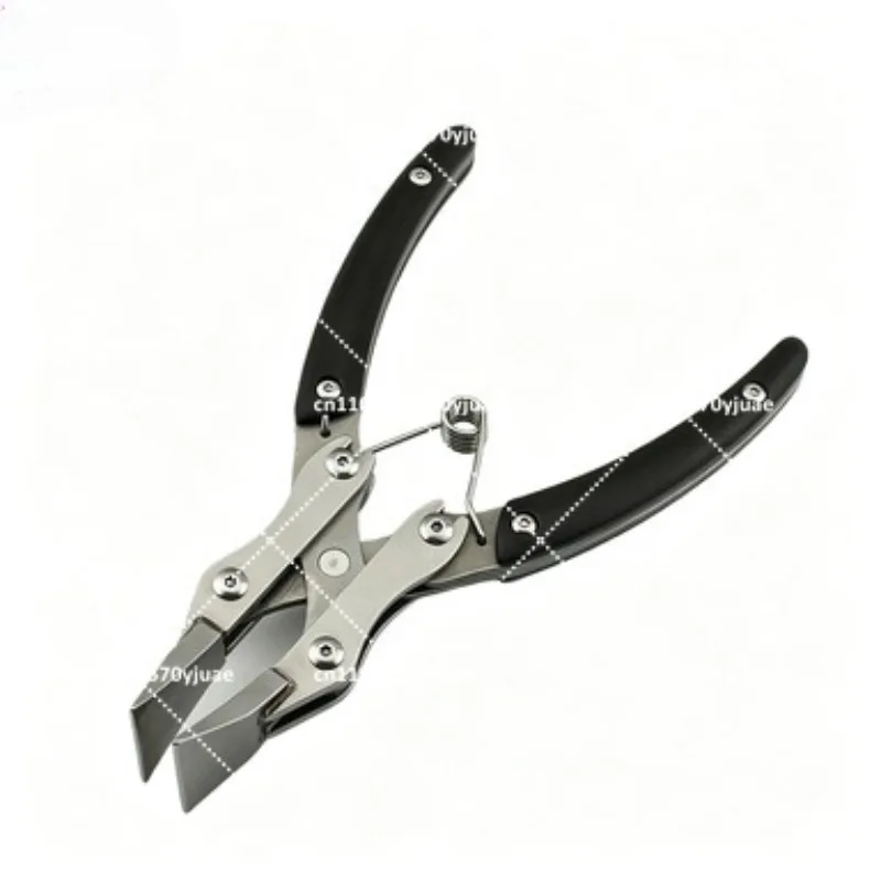 Stainless Steel Parallel Pliers for Leather Craft, Clip Edge Flattening Tool, Glue Line Clamping Pliers