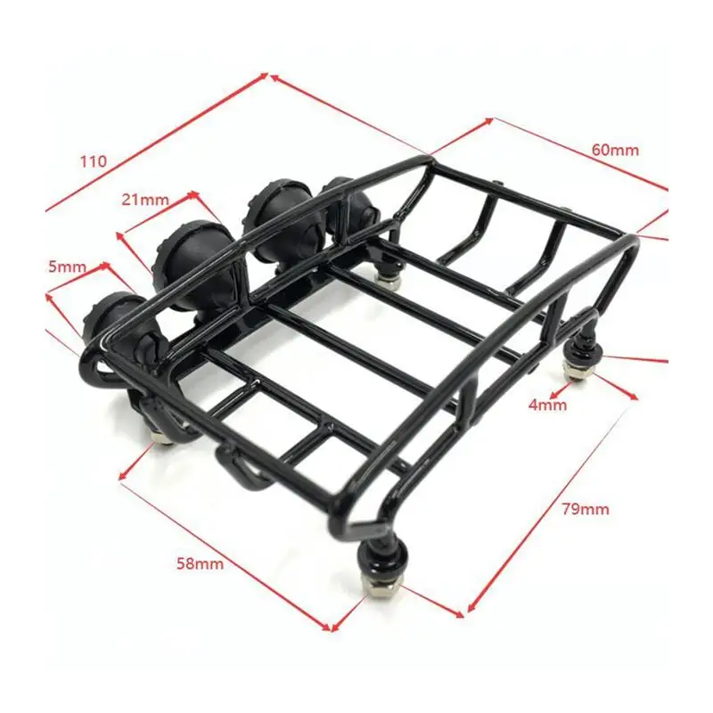 

Roof rack accessories For 1/10 RC Crawler Car Axial Scx10 90046 D90 Traxxas Trx4 Trx4m D12 Upgrade Accessories