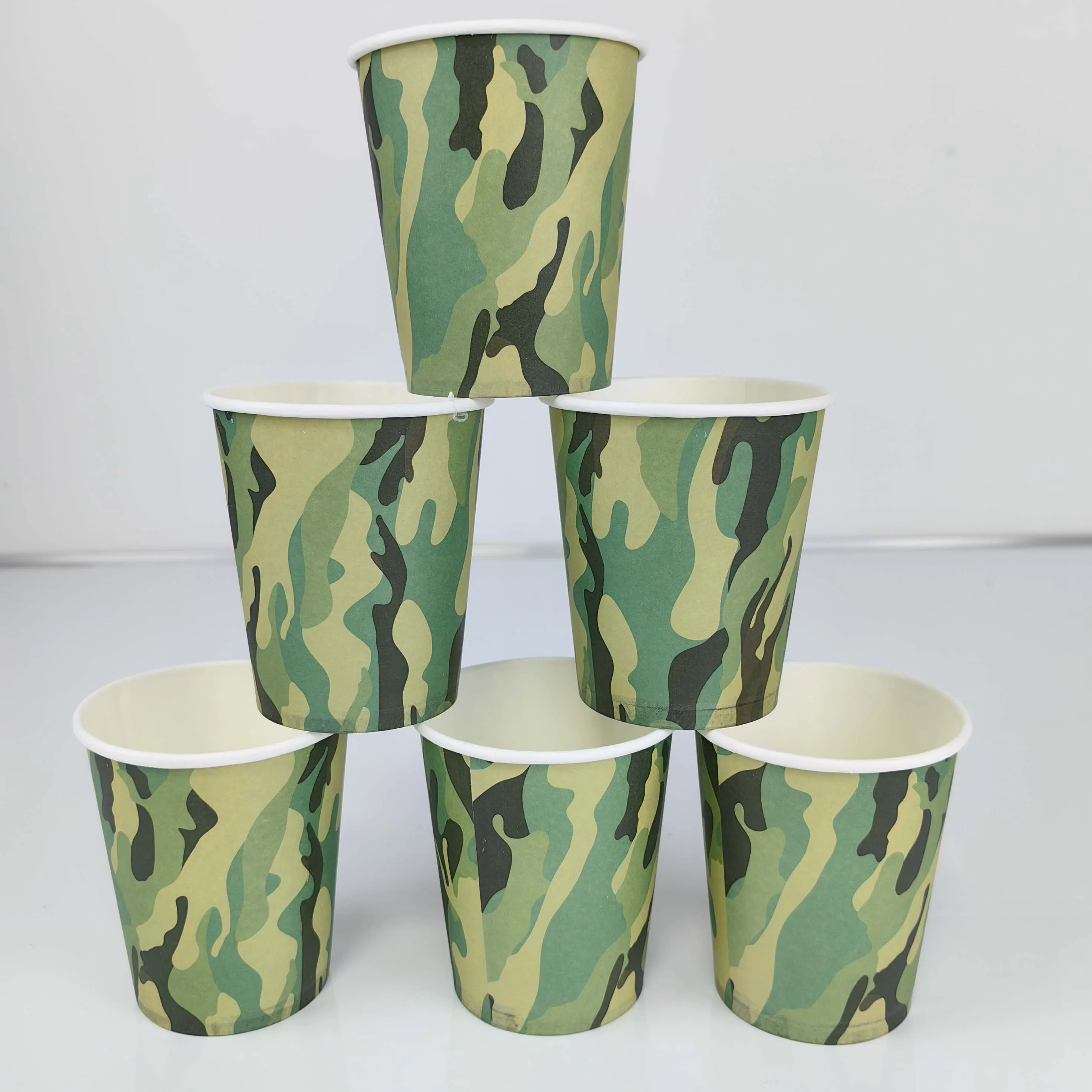 Military Theme Disposable Tableware Plates Cups Napkins Birthday Party Camouflage Field Game Baby Shower Decoration Supplies