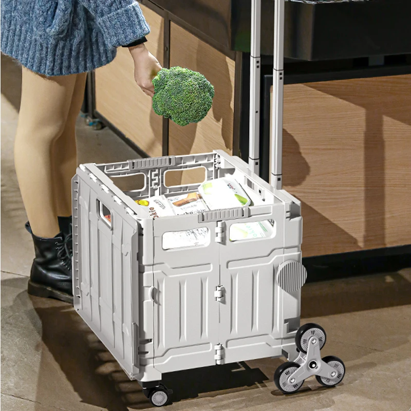 عربة تسوق قابلة للطي سحب عربة صغيرة ضوء المنزل المحمولة نزهة صريحة عربة صغيرة اليد سحب قضيب مقطورة قطعة أثرية