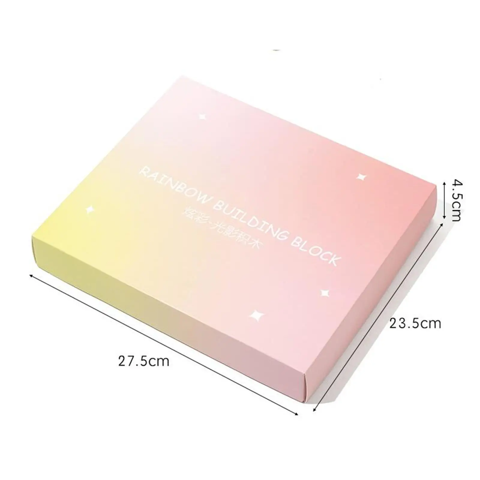 Acrylic Block Rainbow Building Blocks Building Blocks Light Shadow Stacking Toy for Girls Kids Age 3 4 5 6 Children Boys