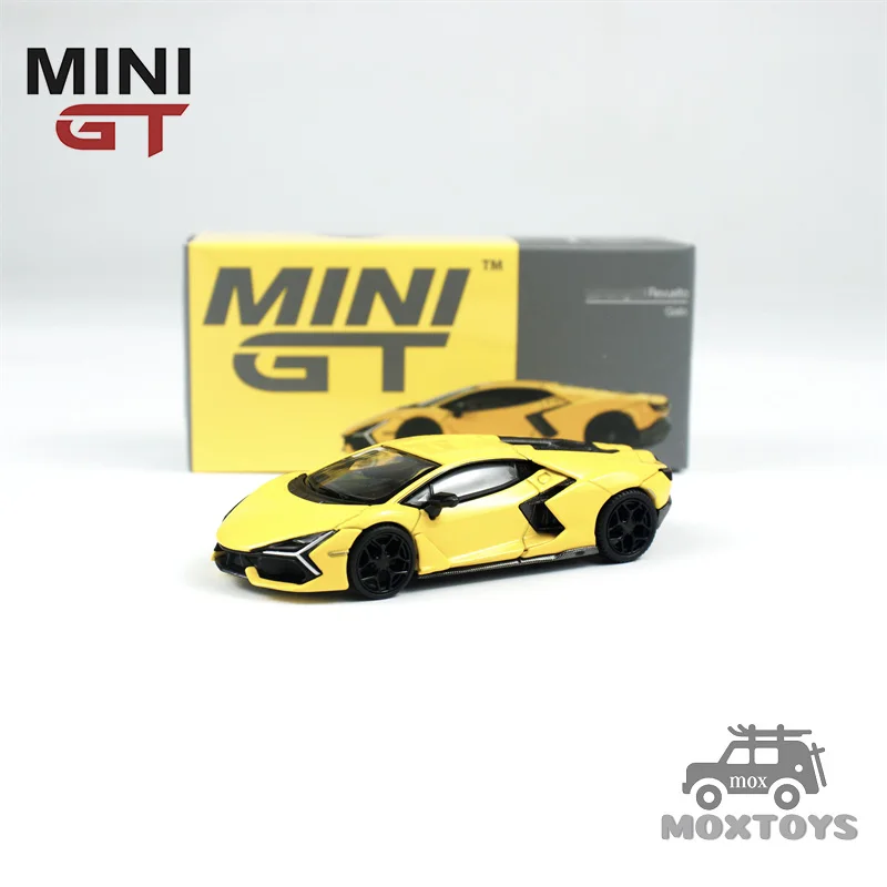 

Литая под давлением модель автомобиля MINI GT 1:64 Revuelto Giallo