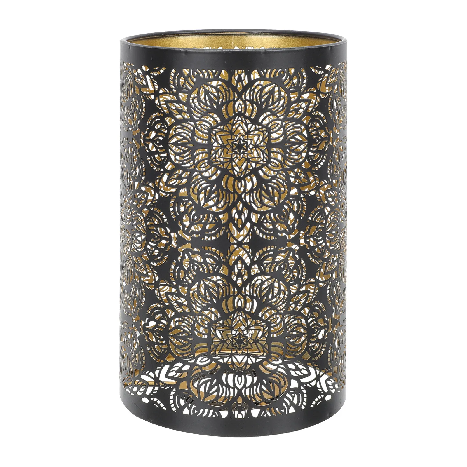 

Железный ажурный абажур с резьбой, устойчивая железная конструкция, для спальни, гостиной, настольная лампа, декоративный абажур для прикроватной лампы