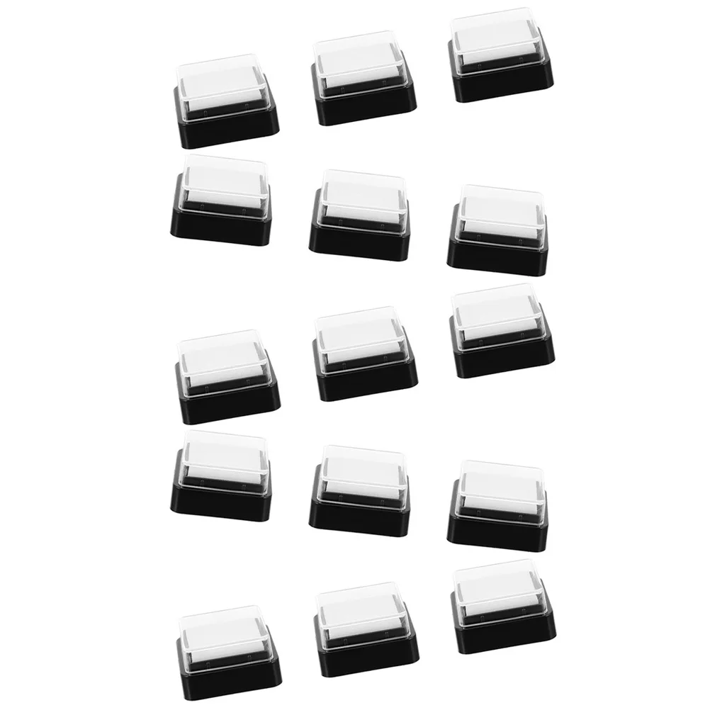 20pcs Blank Ink Pad Diy Craft Inkpad For Scrapbooking Fingerprints Handprints Stamp Pad Multi-Function Reusable Ink Pads Office