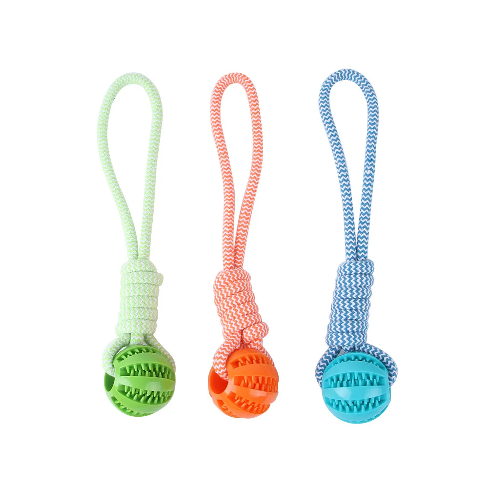 Indestructible Non Toxic Dog Toy Rubber Chew Dog Ball Toys For Bite Resistant Tooth Cleaning Interactive Training Pet Products