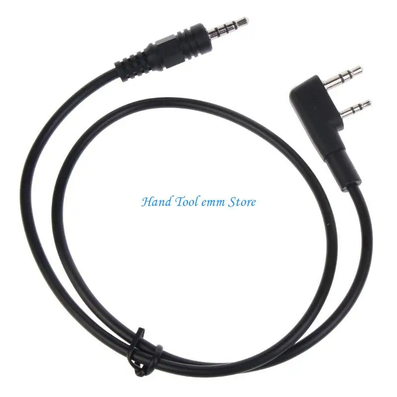 H37F لـ UV-B5 UV-B6 TK-2107 TK-2118 TK-2160 قابس موصل سماعة رأس الراديو إلى كبل تحويل واجهة مكبر الصوت 3.5 مم