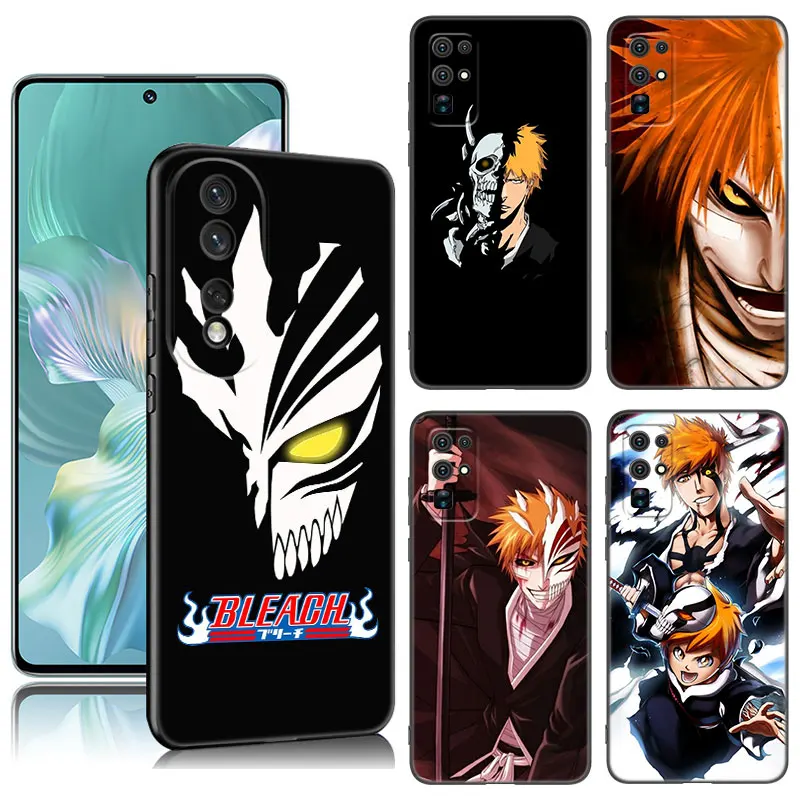 Anime BLEACHS Black Phone Case For Huawei Honor 70 90 Lite X40 GT X50 i X5 Plus X6A X6S X7A X8A X8B X6 X7 X8 X9 4G X9A X9B 5G