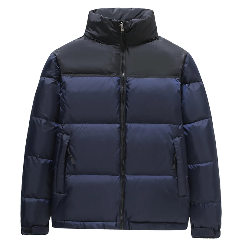 

Новая модная мужская пуховая куртка 2025 года с простым дизайном и глянцевой поверхностью, молодежная, универсальная, с возможностью нанесения логотипа, из полиэстера.