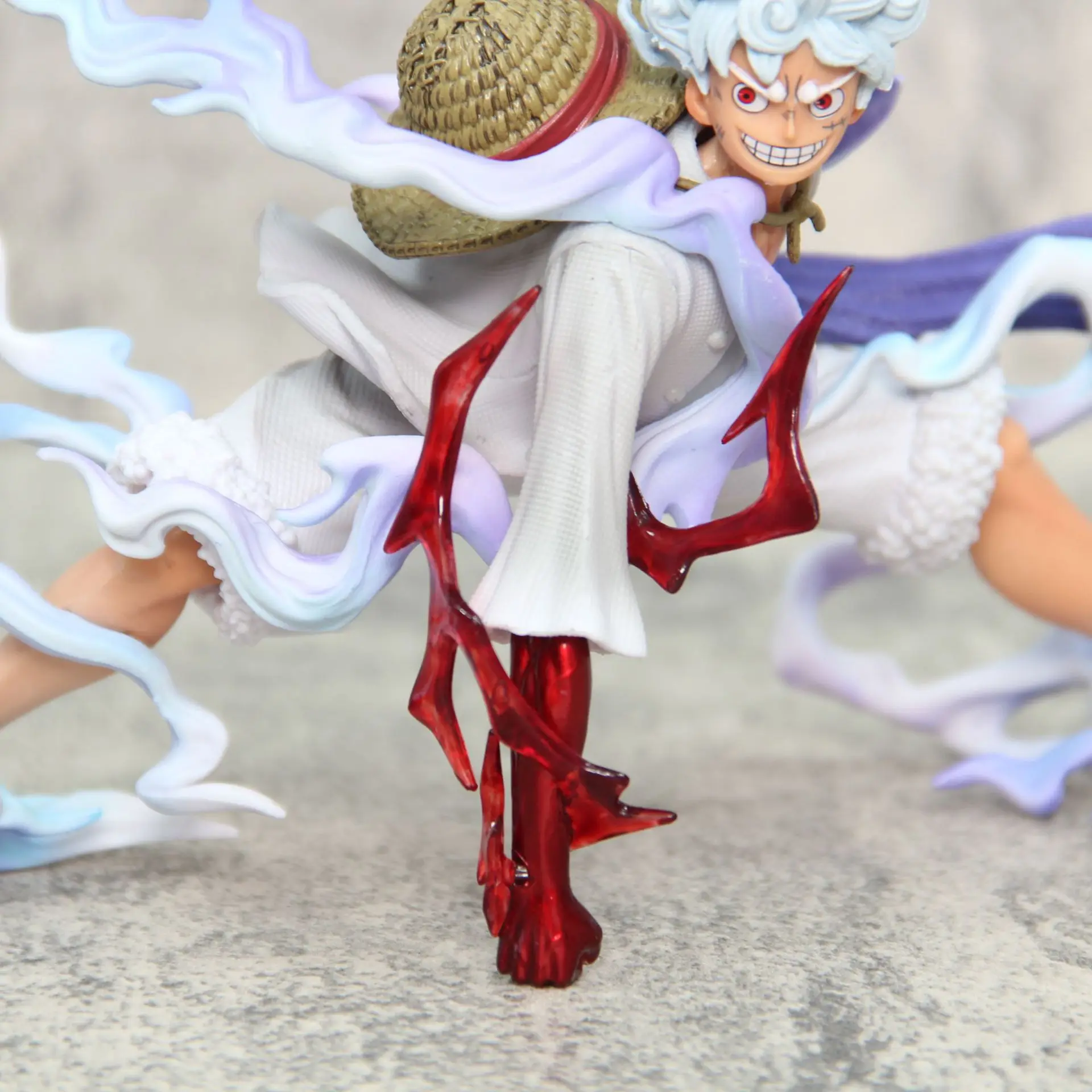 One Piece GK CNS Fifth Gear Sun God, Intérieur a Luffy Figure, Anime Model, Skip Stance Statue, Garage Kit, Toy Collectibles Gift, 17cm