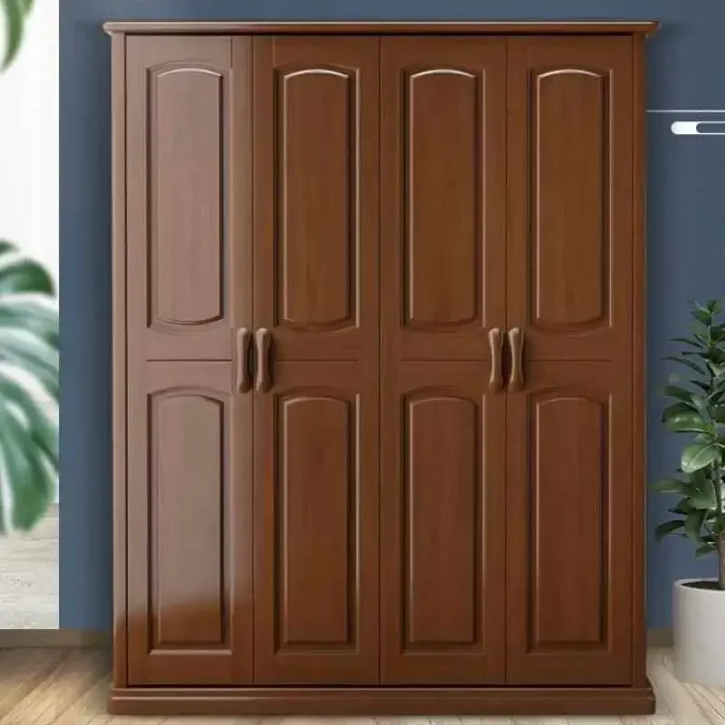 Armarios de madera de adorno nórdico, armarios modulares de lujo para sala de estar, armarios para dormitorio, Ropero de madera, muebles de dormitorio armables