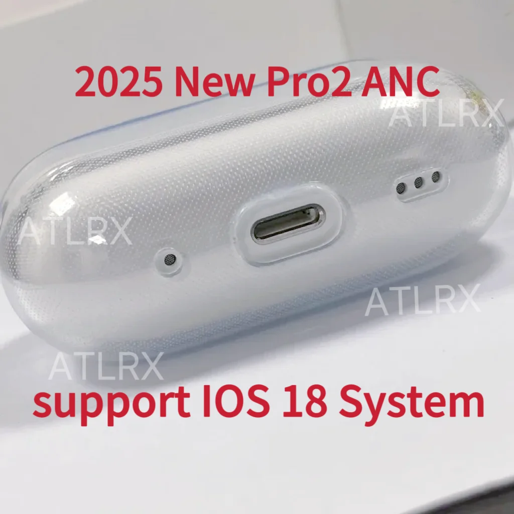 

2025 iOS18 Pro 2nd Bluetooth Headset ANC Noise Cancelling Wireless Charging Sport Headset With Original Packaging USB-C Cable