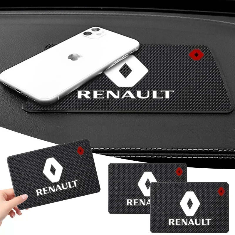 

Автомобильный противоскользящий коврик, приборная панель, держатель для телефона, нескользящая накладка для Renault RS Fluence Laguna Scenic Latitude Captur ZOE