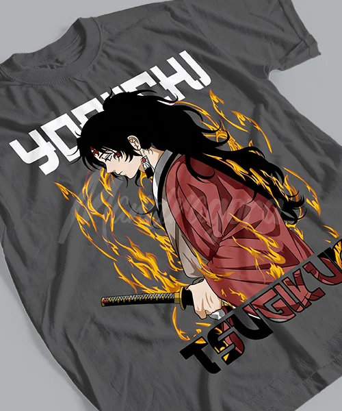 T-shirt For Anime Demon Slayer Yoriichi Tsugikuni Cazador de Demonios