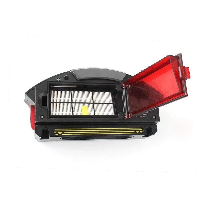 1 قطعة الغبار جمع مربع بن جامع مع فلتر Hepa ل اي روبوت رومبا 800 900 سلسلة 850 860 864 870 880 885 960 980 أجزاء