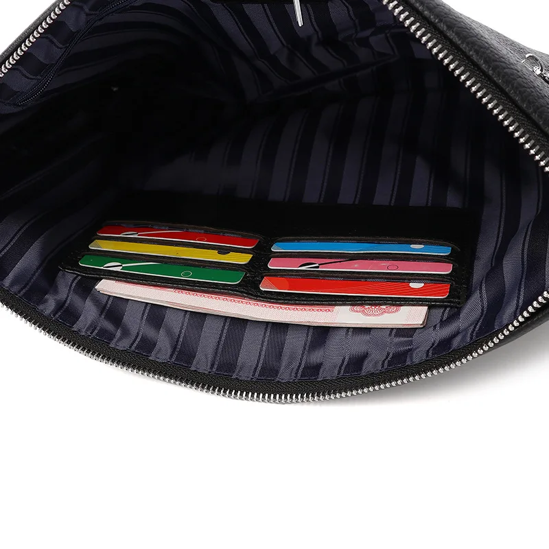 Bolsa de couro macio para negócios, moda de camada superior de couro macio, mensageiro genuíno, marca de luxo, bolsa de mão de couro leve e luxuosa