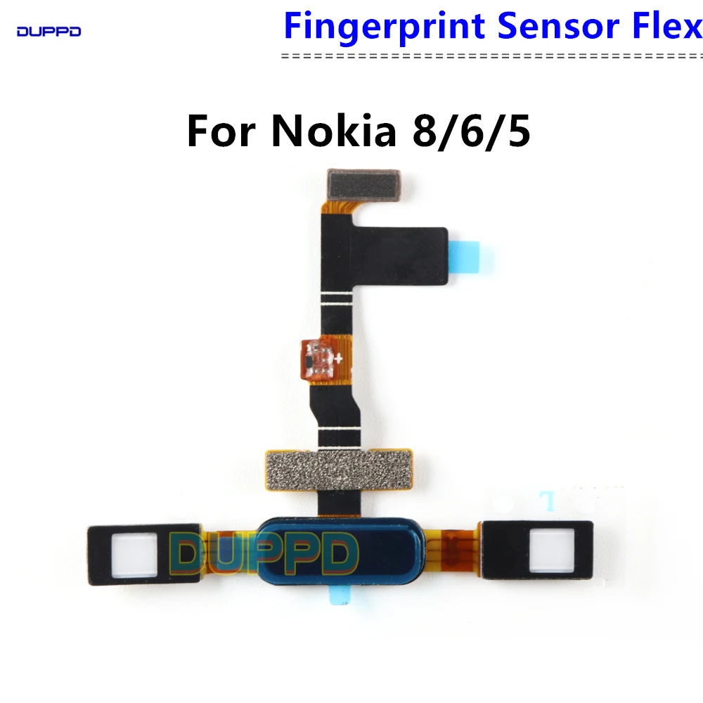 

Replacement Parts Home Button Menu Back Key Touch ID Fingerprint Sensor Ribbon Flex Cable For Nokia 8 5 6