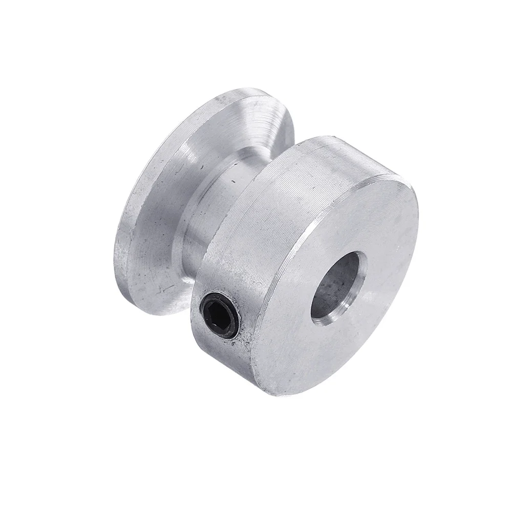 4/5/6/8/10mm Pulley 20mm Aluminum Alloy Single Groove Fixed Bore Pulley Wheel for Motor Shaft 6mm Belt