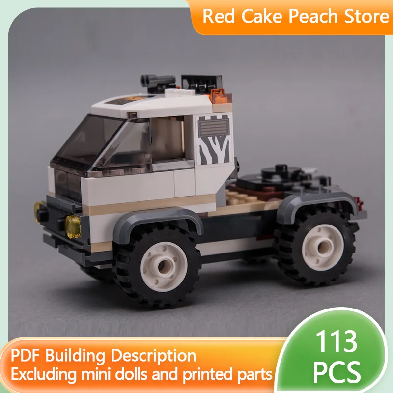 

City Car Model MOC Building Bricks Small Off-Road Sightseeing Truck Modular Technology Children Holiday Gifts Assemble Toys Suit