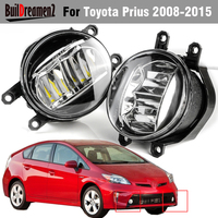 2 X 30W Canbus LED Fog Light Car Left + Right Fog Lamp Assembly For Toyota Prius (_W3_) 2008 2009 2010 2011 2012 2013 2014 2015
