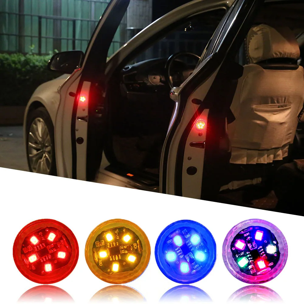 General LED door opening safety warning anti-collision light magnetic sensor stroboscopic alarm light explosion stop light