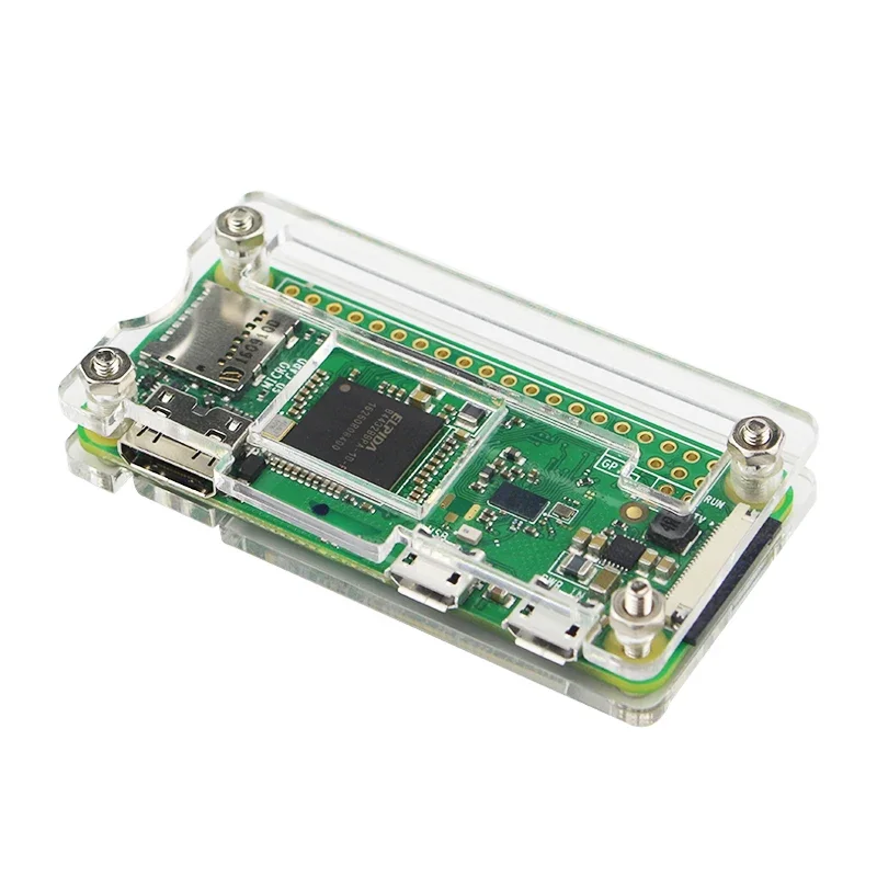 Raspberry Pi-Zero W Fonte de Alimentação da Câmara, 1GHz, BCM2835, CPU, 512M RAM, WiFi, Compatível com Bluetooth, Capa de Dissipador Opcional