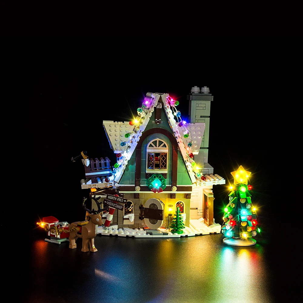 مجموعة إضاءة LED مناسبة لـ LEGO Elf Club House 10275 لبنات البناء والطوب DIY مجموعة ألعاب المصباح لا تشمل النموذج #6