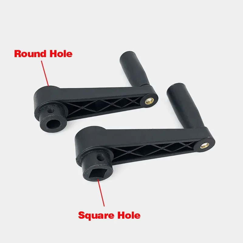 Quick Operation Rocker Handle Ergonomic Design for Machine Tools and Valve Control Square Round Hole