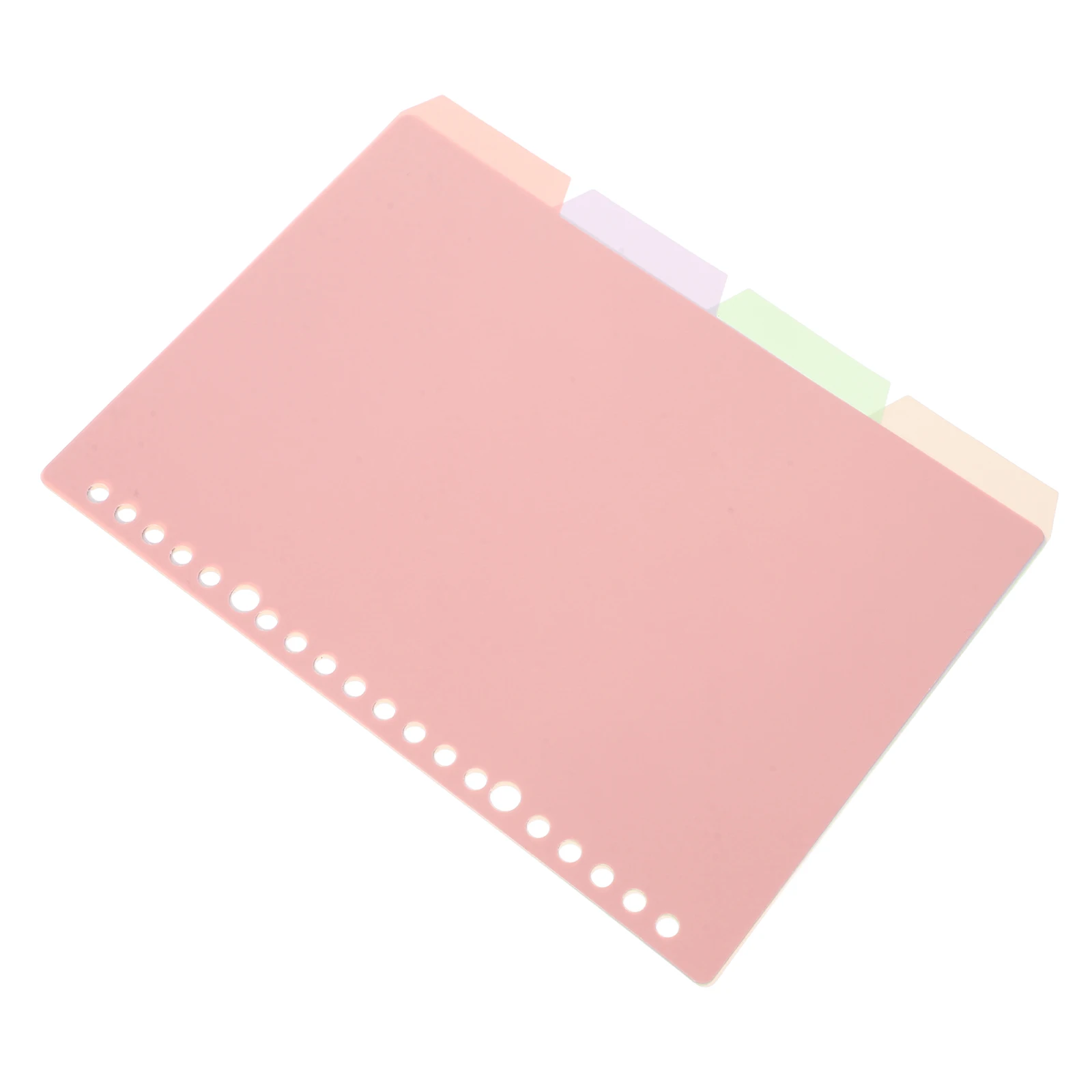 

PP Partition Page Cute Folders with Pockets Binder Dividers Tabs Pastel Colors Notebook