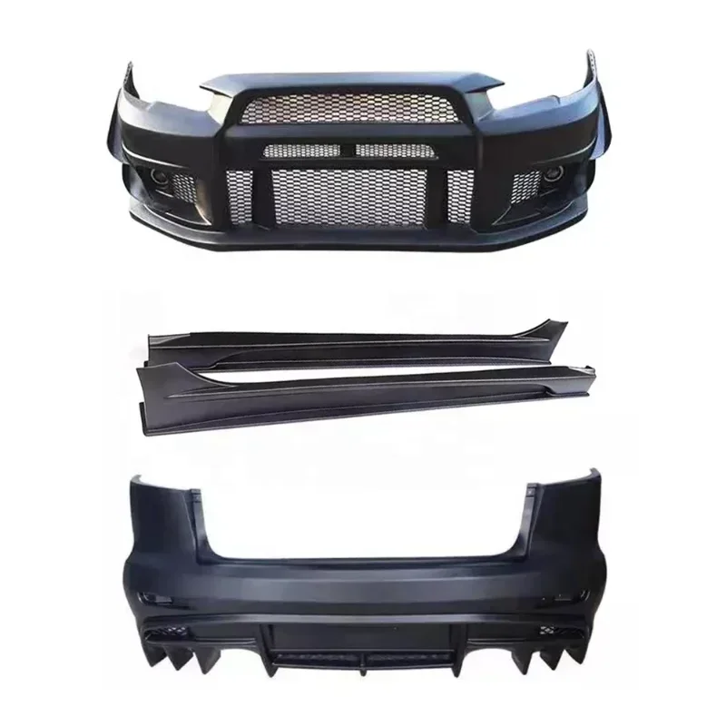 

Car Bodykit for 2009-2015 Lancer Change To GTR Vari Front Bumper Rear Bumper Side Skirts Plastics Material