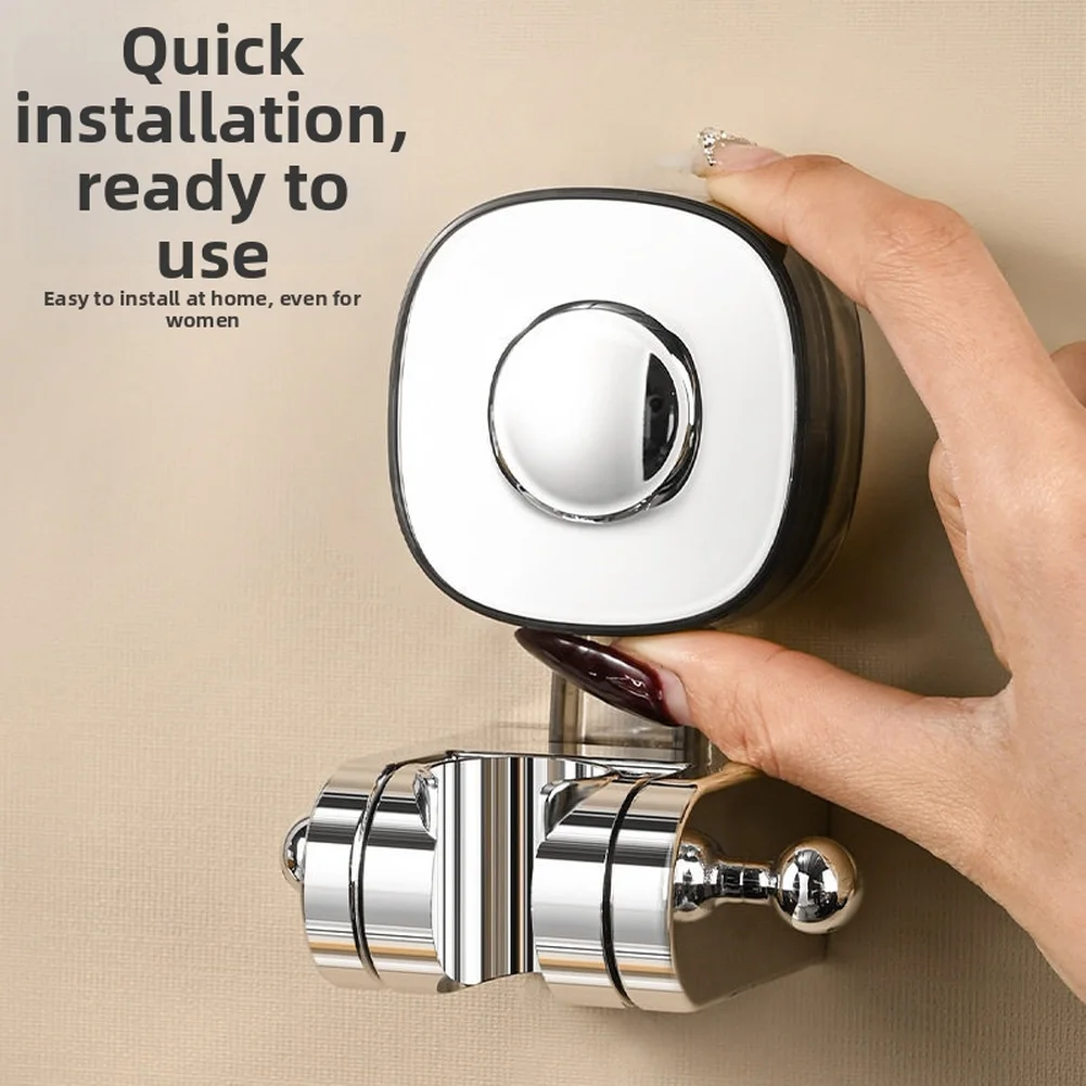 Angle Adjustable Shower Head Holder For Bathroom No Drill Shower Head Holder Shower Head Holder Removable Without Damage