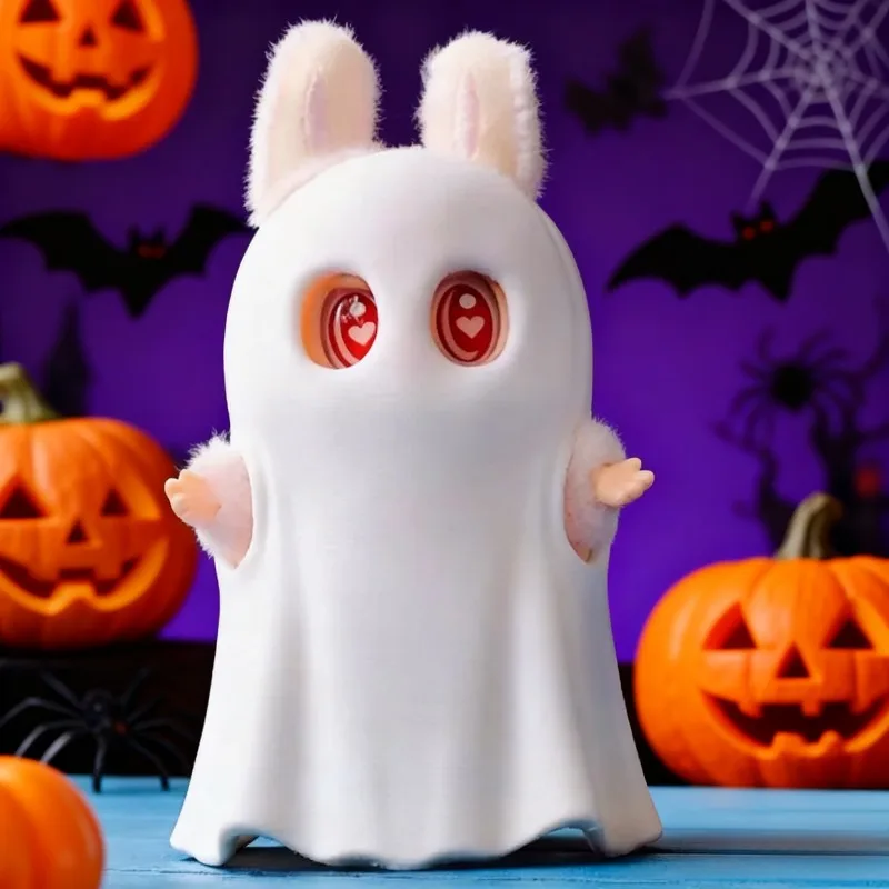 فقط الملابس ل 17 سنتيمتر V1 V2 V3 Labubu هالوين ثلاثية الأبعاد الطباعة شبح مضيئة دمية الملابس والاكسسوارات الديكور هدايا عيد الميلاد #3