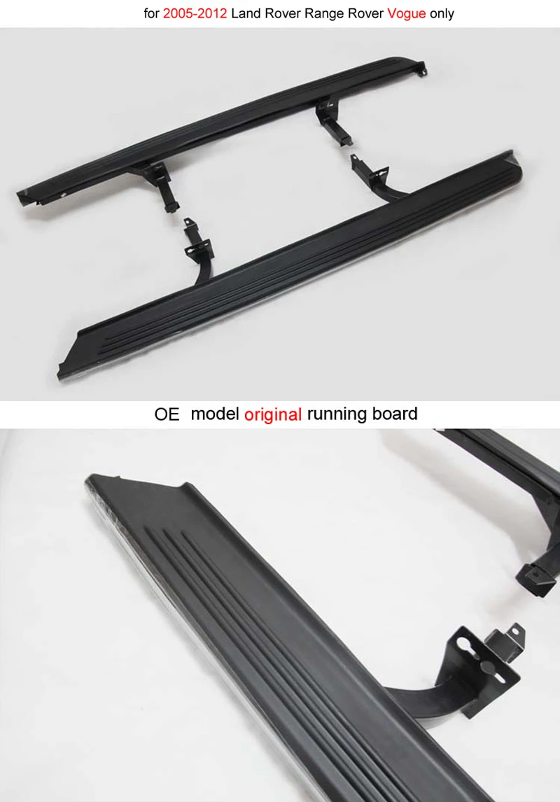 لوحات الجري شريط الخطوات الجانبية لسيارة لاند روفر رينج روفر فوغ 2005-2012 أو 2013-2022، الموديل الأصلي، مورد الجودة ISO9001 #6