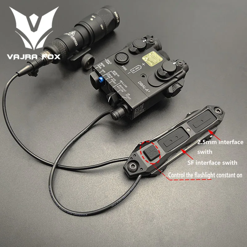 Nylon SF/2.5/3.5 Plug Airsoft SF M600 M300 DBAL Dual Function Remote Pressure Switch Tactical Scout Light Accessory