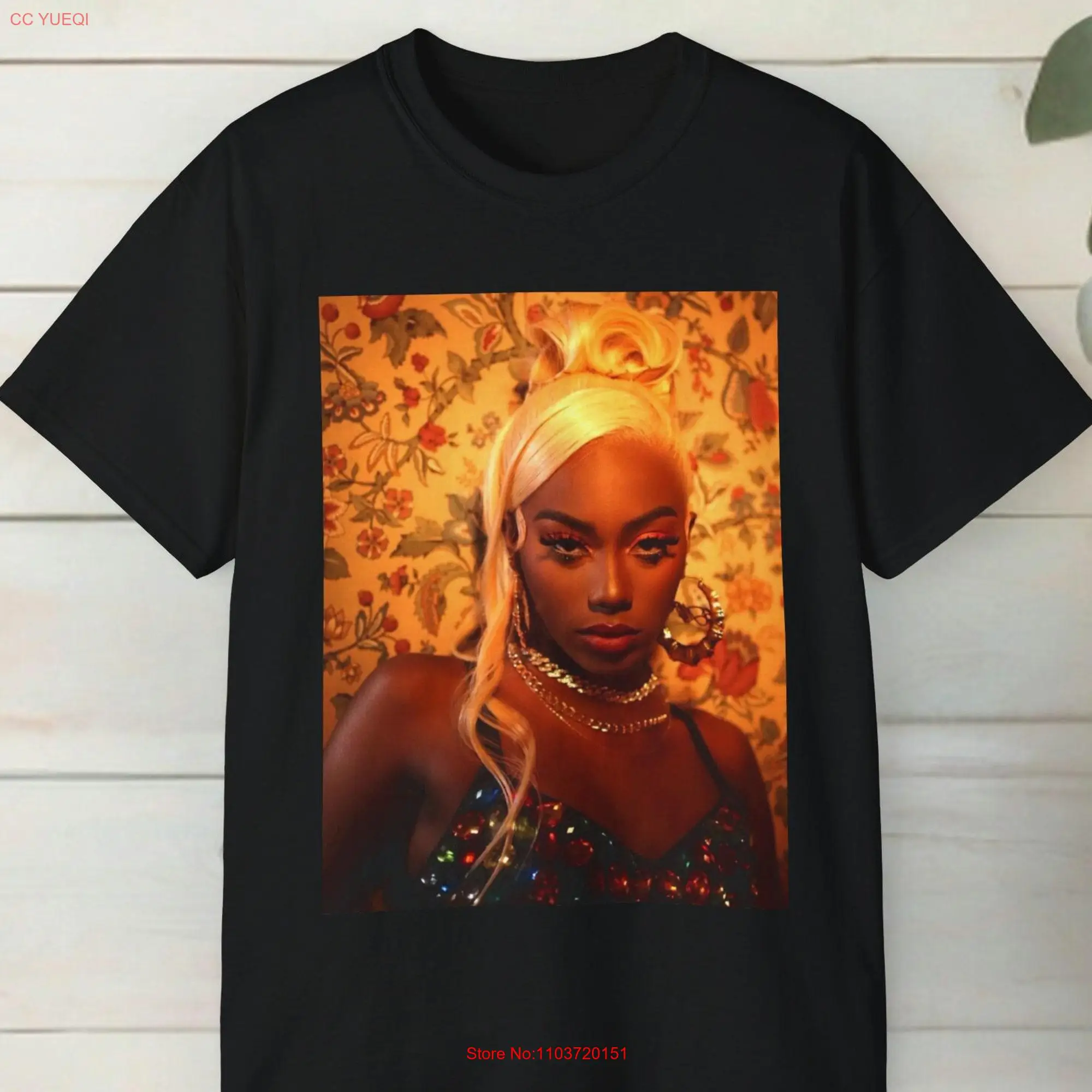 Футболка Flo Milli Face, быстрая доставка, длинные или Короткие рукава