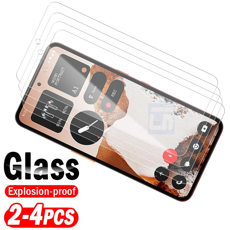 

2-4Piece Tempered Glass Screen Protector for Nothing CMF Phone 2 Pro Protective Film for Nothing CMF Phone 1 HD Clear Glass Film