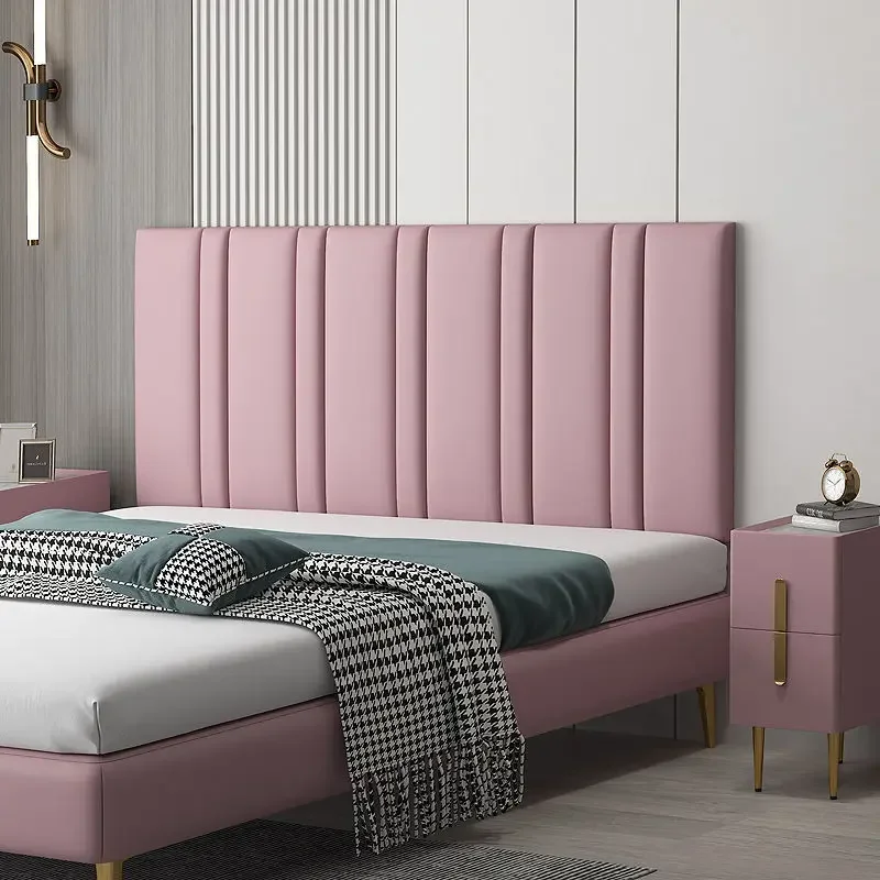 New Headboard Upholstery One Meter Five Self-adhesive Bedside Large Backrest Cushion Tatami Wall Surround  Sticker Custom