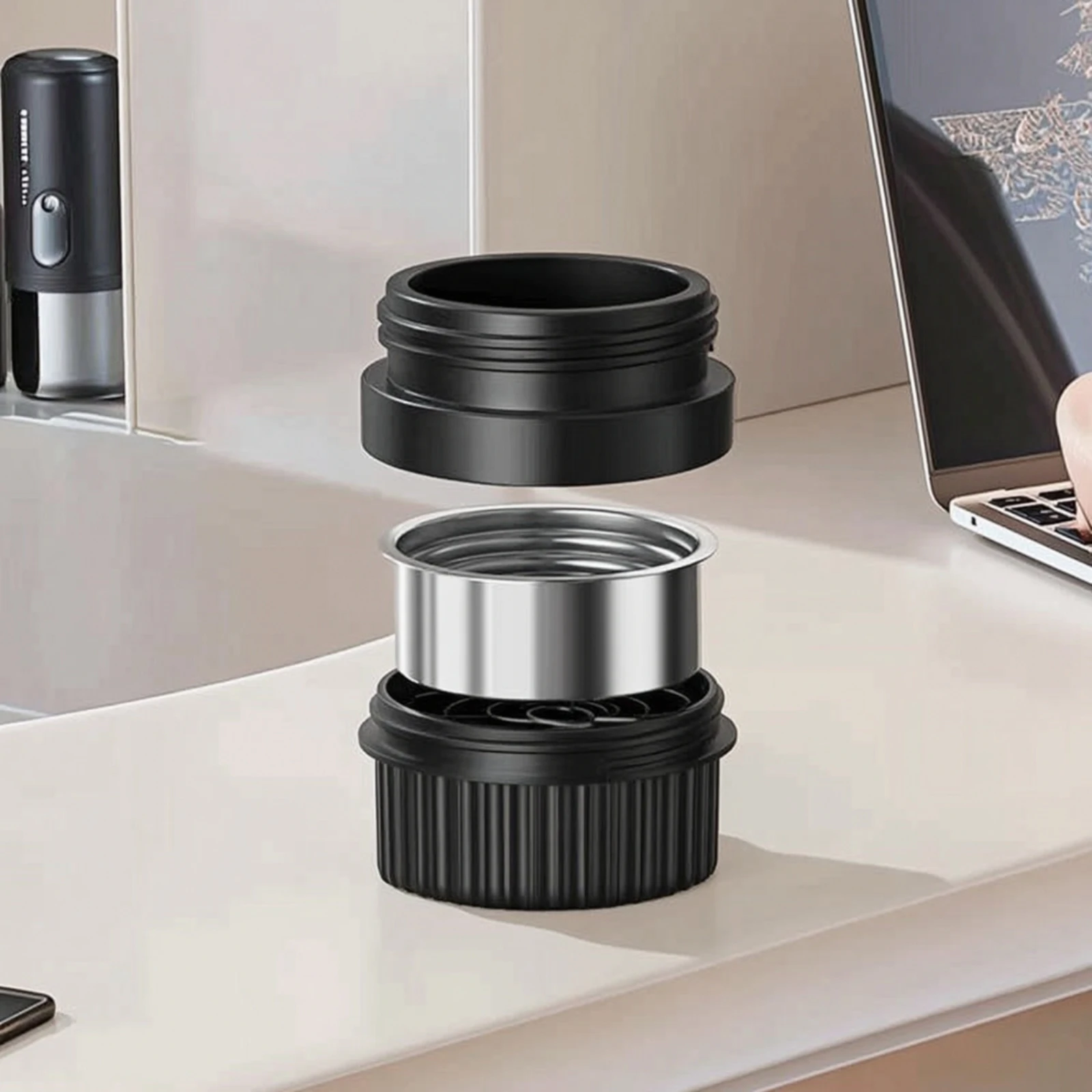 Pressurized Coffee Powder Bowl Reusable 51 Mm Coffee Filter Basket 51 Mm Filter Basket Ultra-Fine Component Sturdy