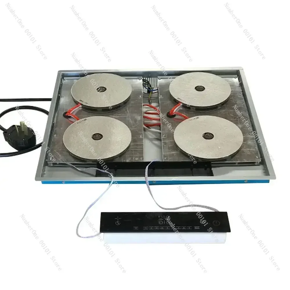 Household induction cooker, concealed design, built-in magnetic granite ceramic cooker