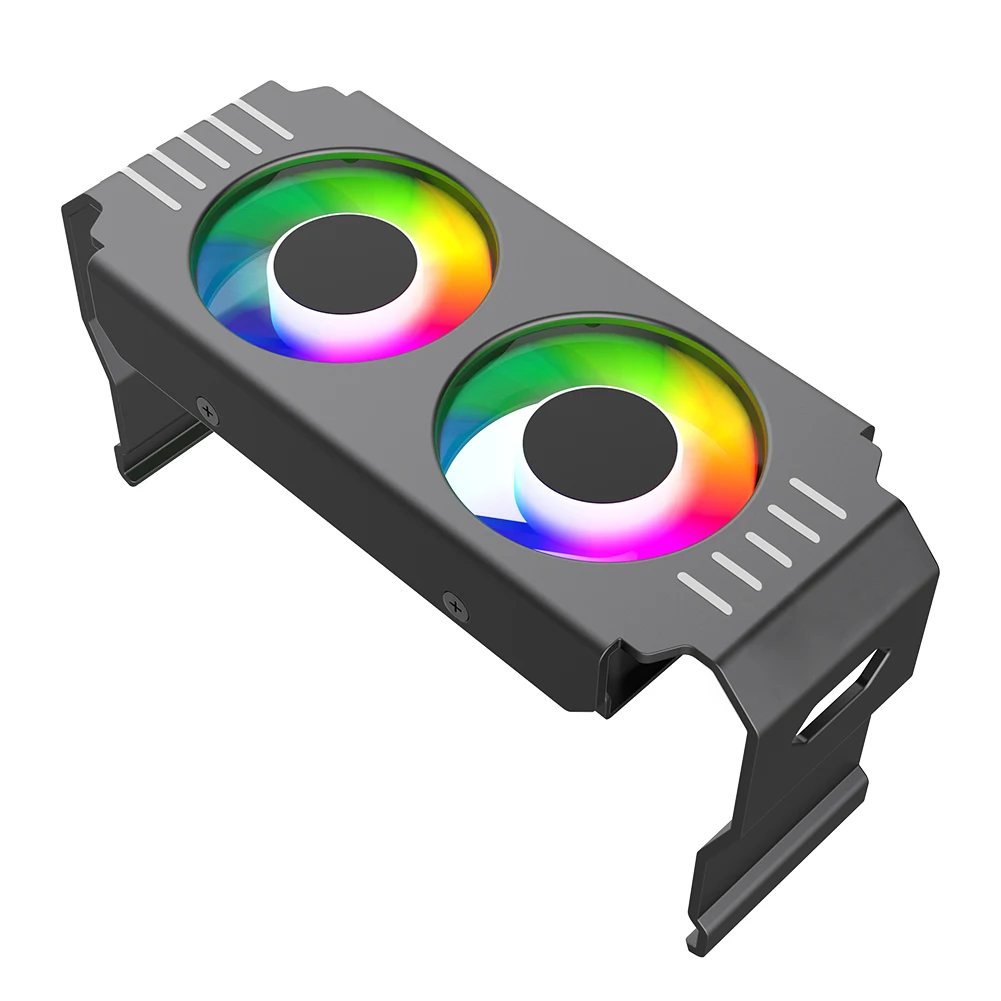 หม้อน้ํา RAM 4Pin PWM/5V 3Pin ARGB PC Memory Cooling หม้อน้ํา 1000-4500 + RPM พร้อมพัดลม Dual 120 มม.สําหรับ DDR4 DDR5 Cooling