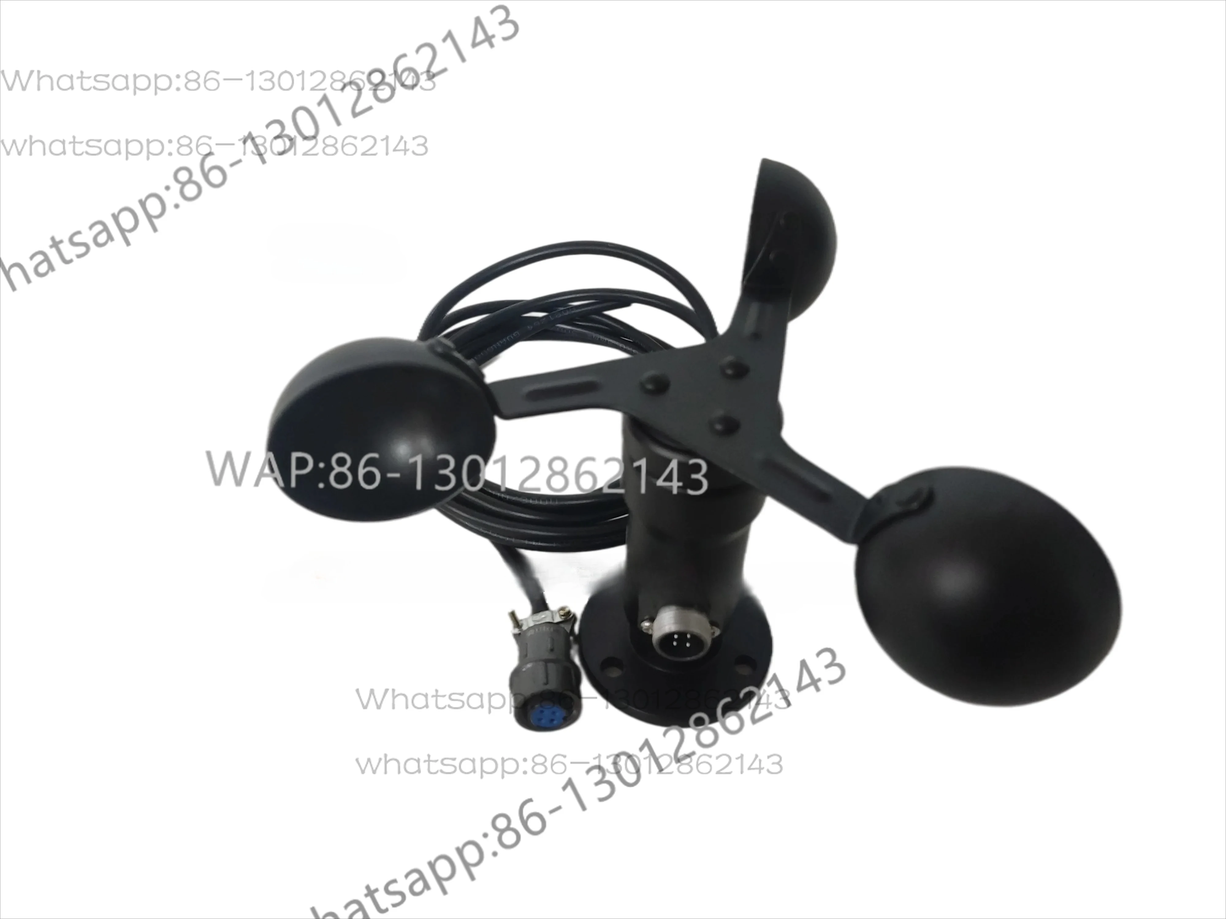 Aluminum Alloy Wind Speed Sensor and Transmitter, Pulse Anemometer for Small-Scale Weather Stations, RS485 Detector.