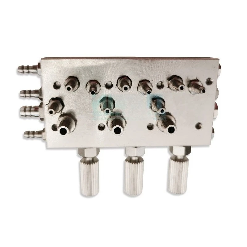 Dentals Materials Dentals Diaphragm Valve Triple Diaphragm Valve Left Three Right Two Gas Control Valve