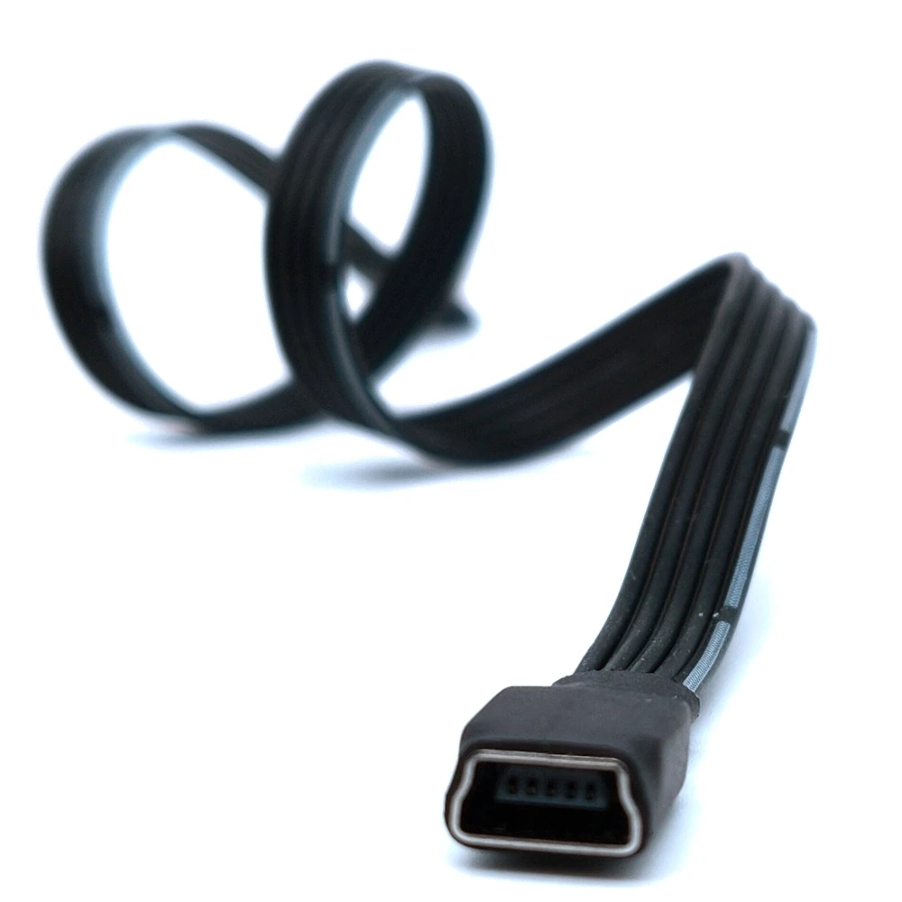 5 سنتيمتر 10 سنتيمتر 90 درجة USB صغير 5pin ذكر إلى USB صغير 5Pin أنثى كابل USB صغير B نوع 5pin ذكر إلى USB صغير أنثى تمديد كابل